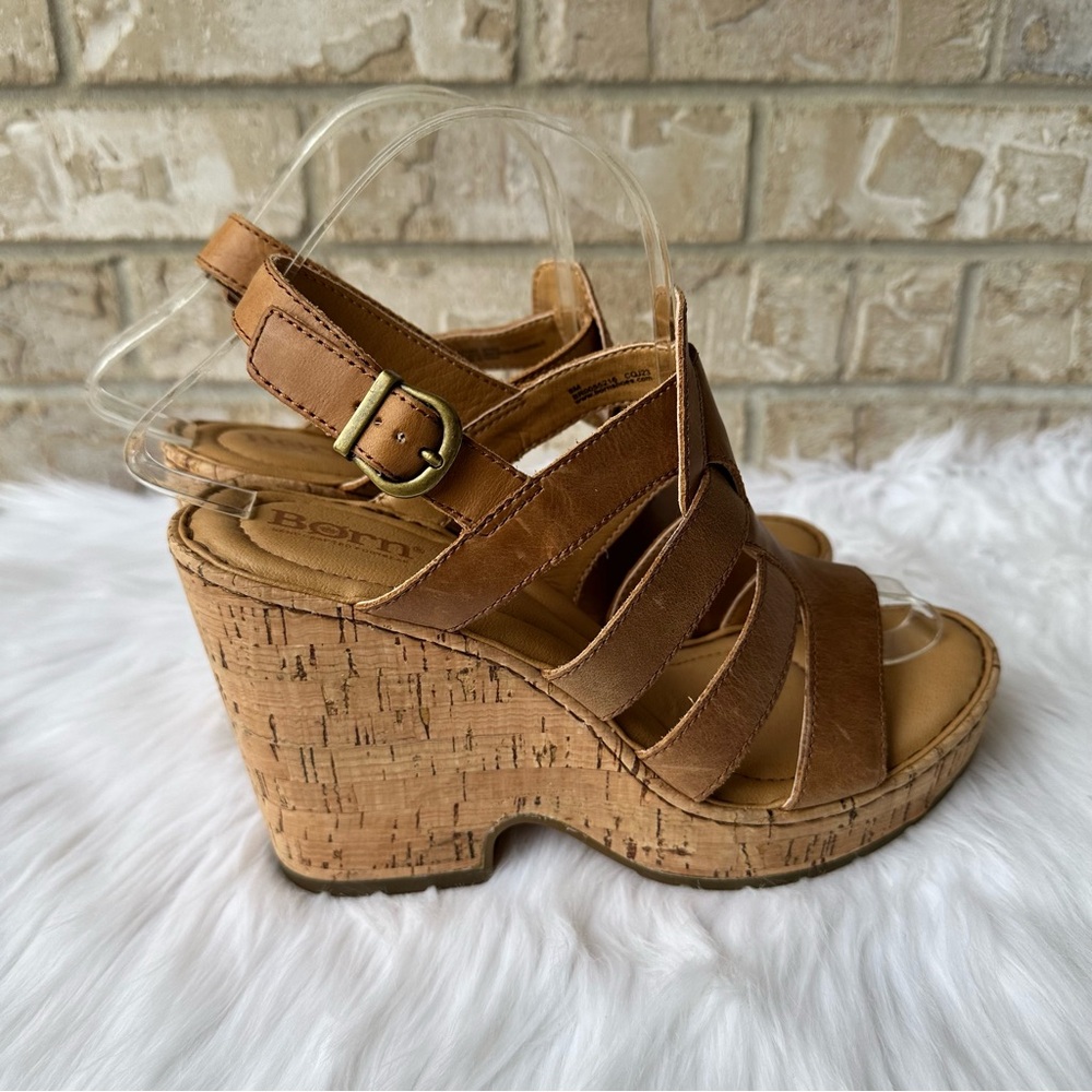 Born Leather Bernese Cage
Wedge Heel Sandals Size 8M 🌸 - Picture 5 of 12